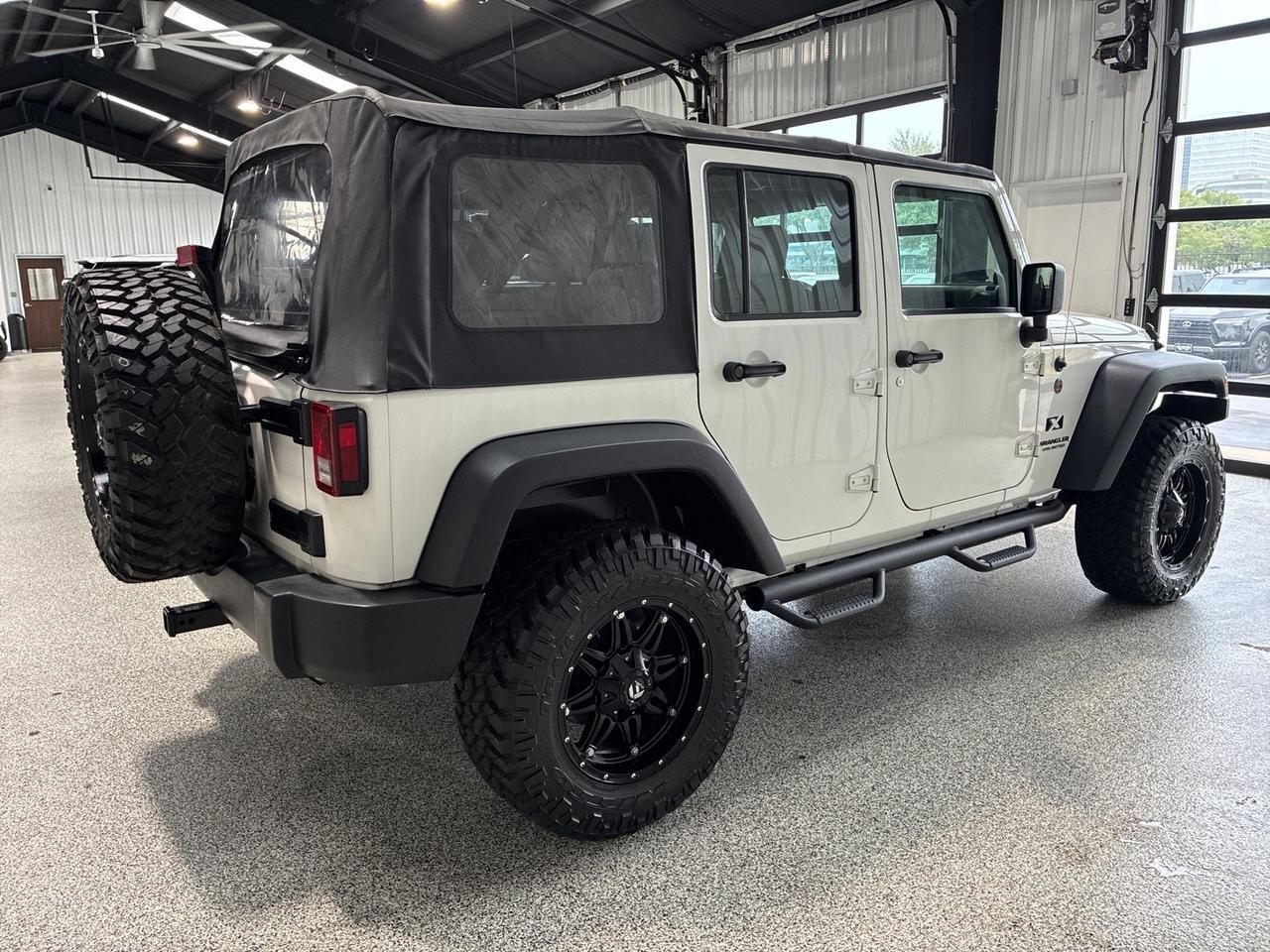 2009 Jeep Wrangler Unlimited X, Only 29k Miles, Manual, Terraflex Lift, Bumper, Fuel Wheels, New Nitto Tires