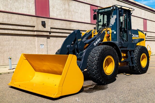2009 John Deere 544K Wheel Loader 4WD Bucket Diesel Red Deer AB