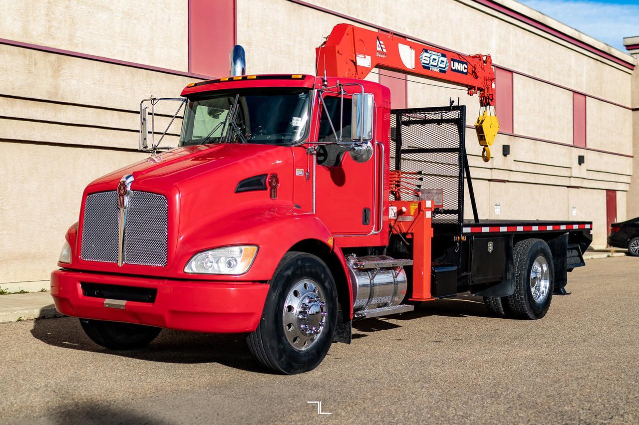 2009 Kenworth T-370 Daycab Picker Deck Red Deer AB