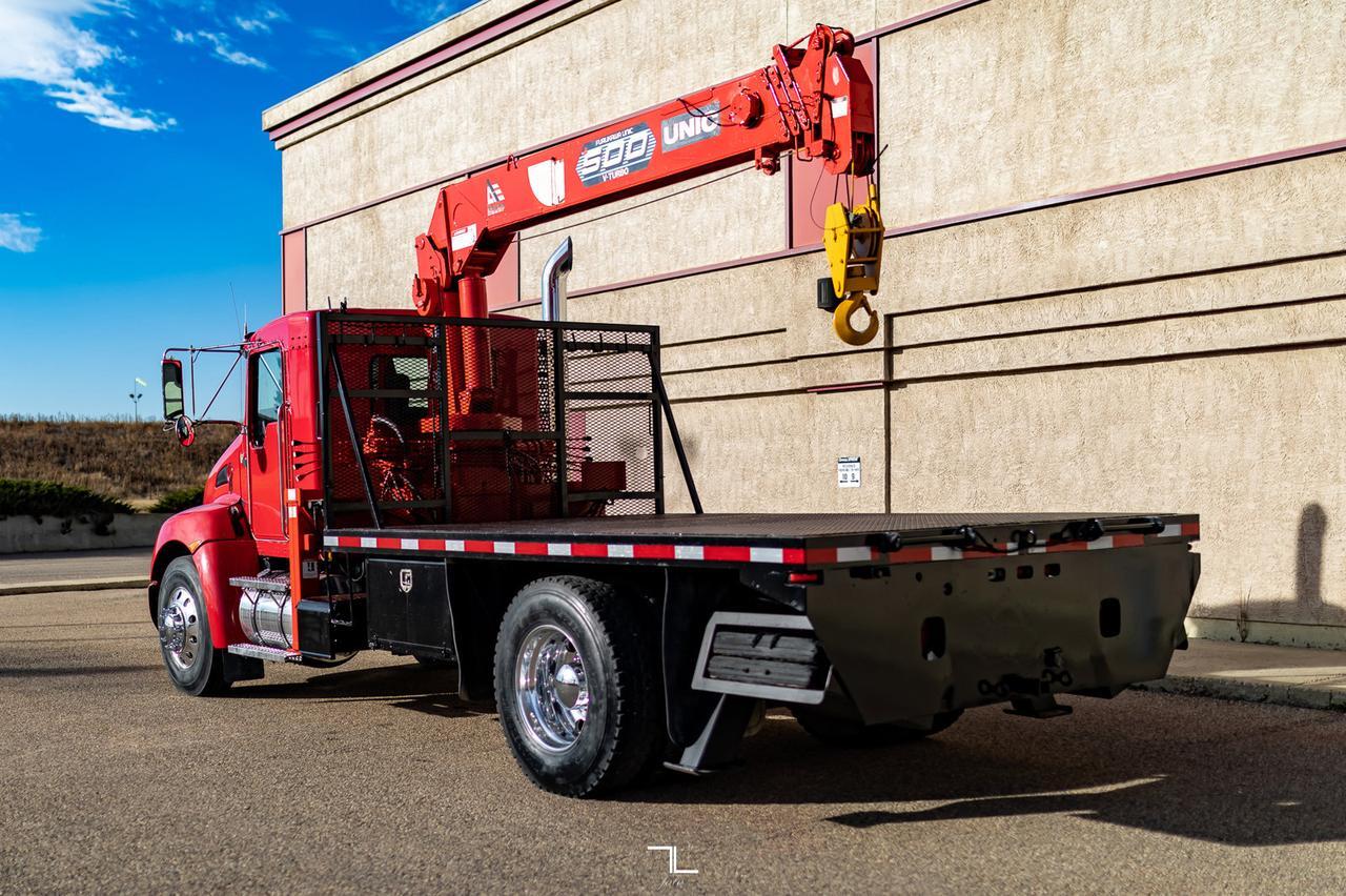 2009 Kenworth T-370 Daycab Picker Deck Red Deer AB