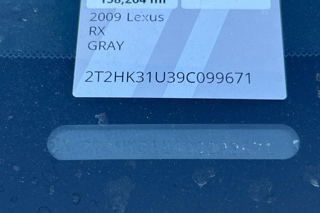 2009 Lexus RX 350 Roseville CA