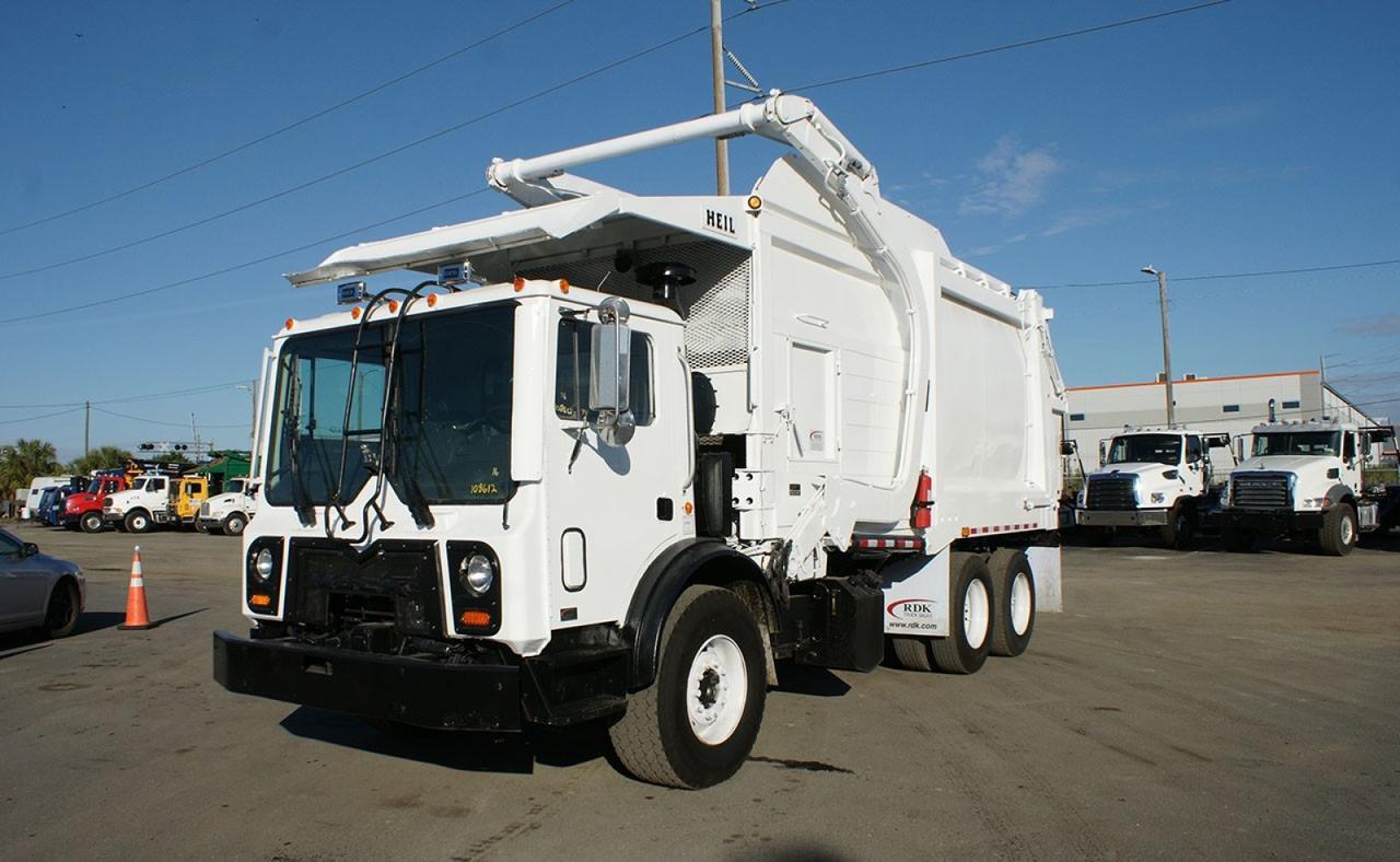 2009 Mack MRU613 35 yd Heil Front Loader Garbage Truck Tampa FL