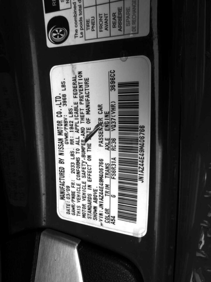 2009 Nissan 370Z 2dr Cpe Man Touring Jacksonville FL