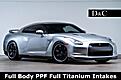 2009 Nissan GT-R Premium Full Body PPF Full Titanium Intakes