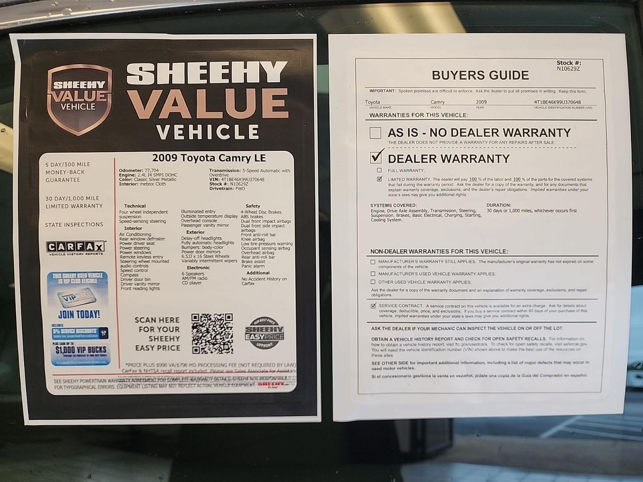 2009 Toyota Camry LE Richmond VA