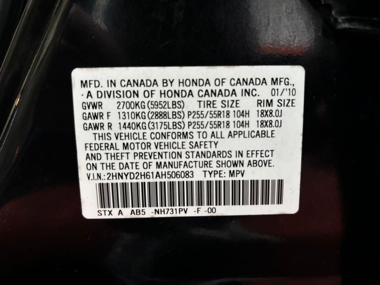 2010 Acura MDX Technology Package Franklin OH