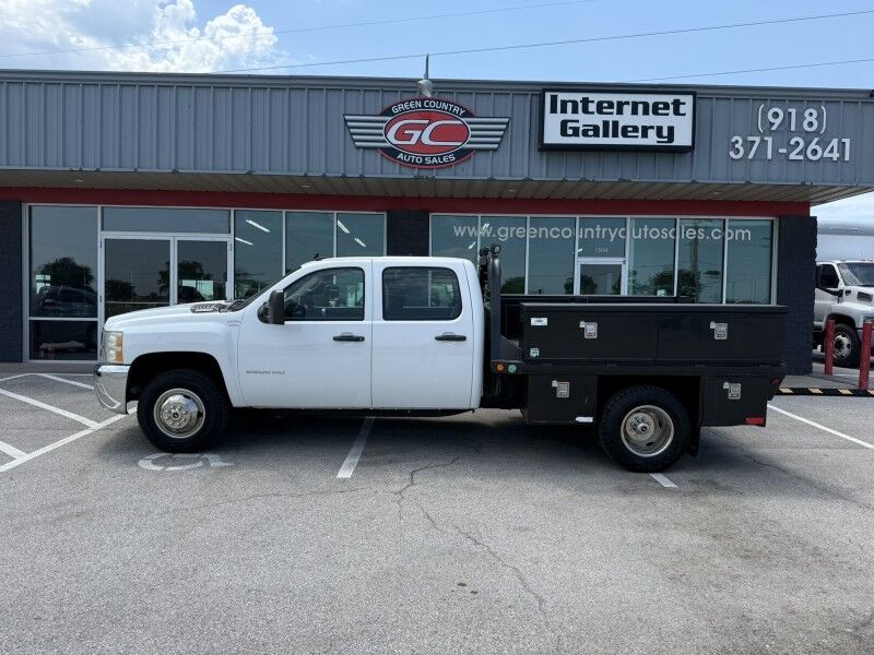 2010 Chevrolet 3500HD 4x4 Diesel Flatbed DRW Work Truck Collinsville OK