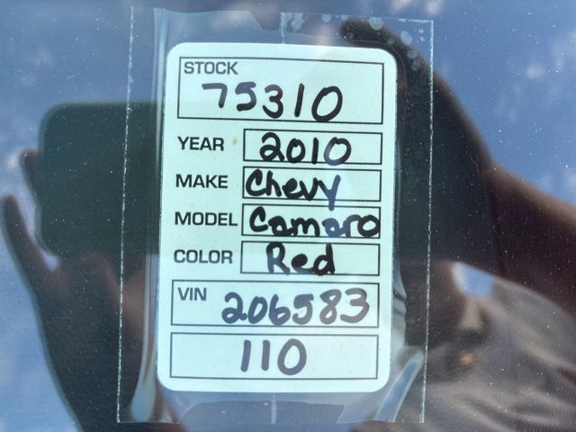 2010 Chevrolet Camaro 1LS Jacksonville FL