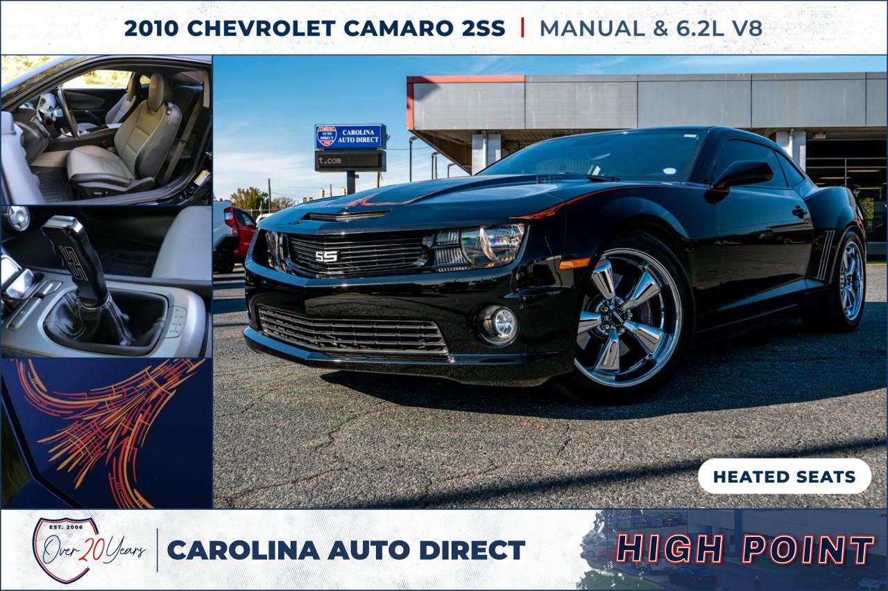 2010 Chevrolet Camaro 2SS / Manual / 6.2L V8 / Heated Leather Seats