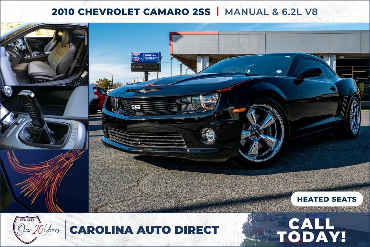 2010 Chevrolet Camaro 2SS / Manual / 6.2L V8 / Heated Leather Seats