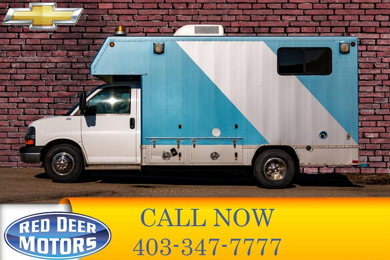 2010 Chevrolet Express Commercial Cutaway 3500 with Shelving Red Deer AB