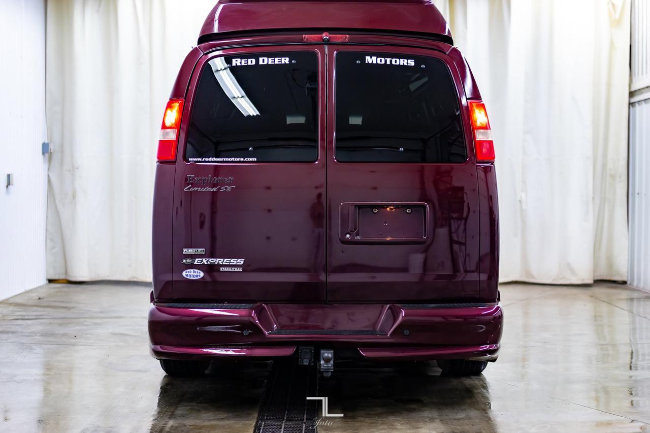 2010 Chevrolet Express G1500 Explorer Conversion Leather TV Red Deer AB