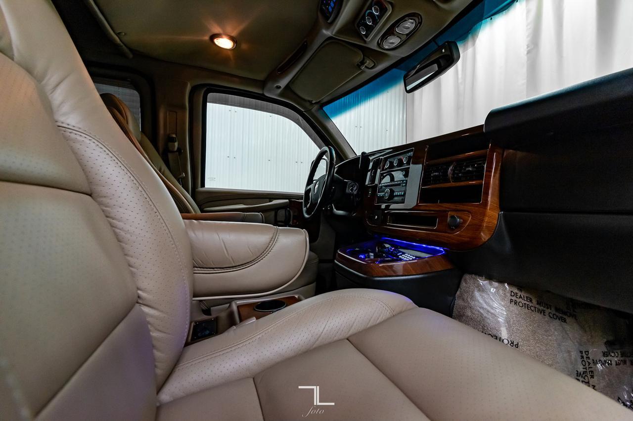 2010 Chevrolet Express G1500 Explorer Conversion Leather TV Red Deer AB