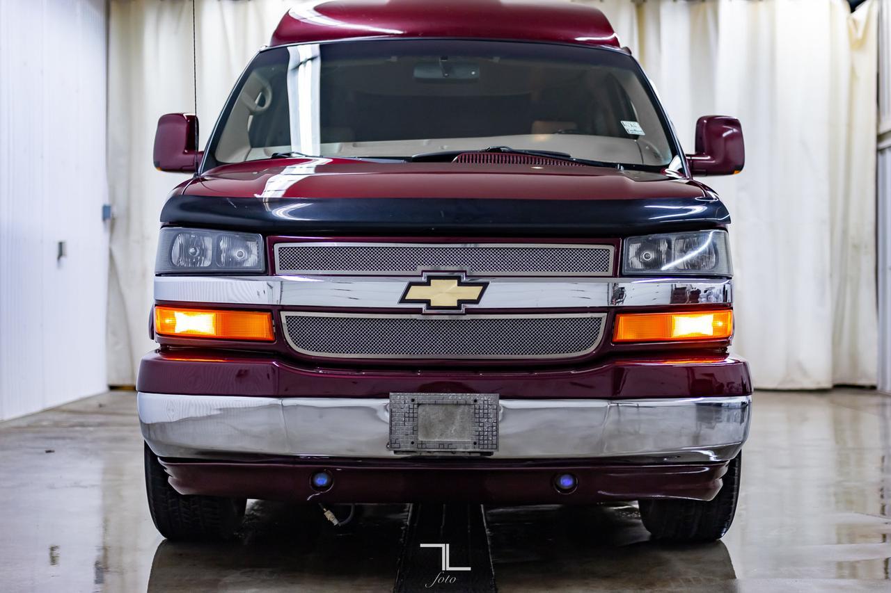2010 Chevrolet Express G1500 Explorer Conversion Leather TV Red Deer AB