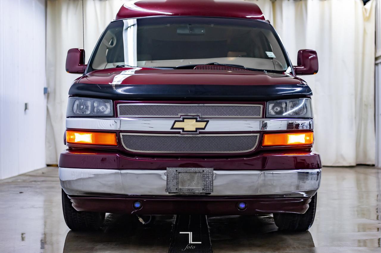 2010 Chevrolet Express G1500 Explorer Conversion Leather TV Red Deer AB