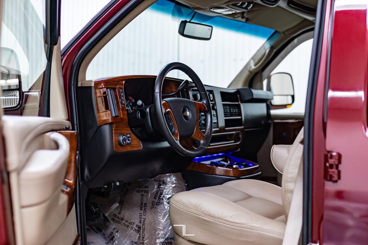 2010 Chevrolet Express G1500 Explorer Conversion Leather TV Red Deer AB