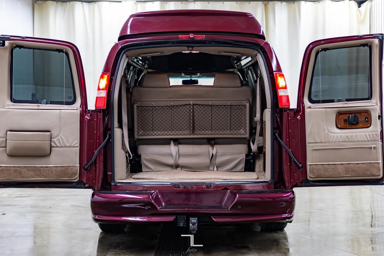 2010 Chevrolet Express G1500 Explorer Conversion Leather TV Red Deer AB