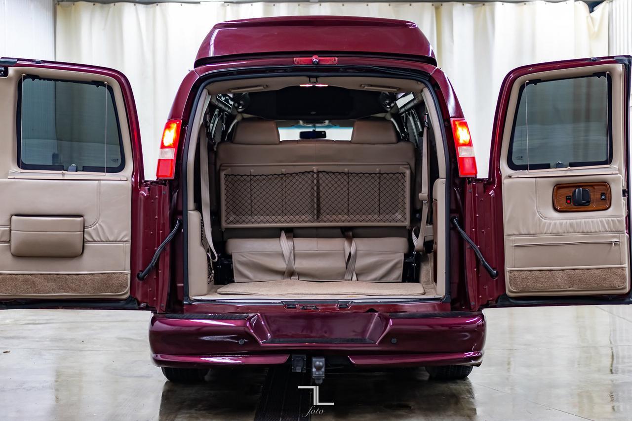 2010 Chevrolet Express G1500 Explorer Conversion Leather TV Red Deer AB