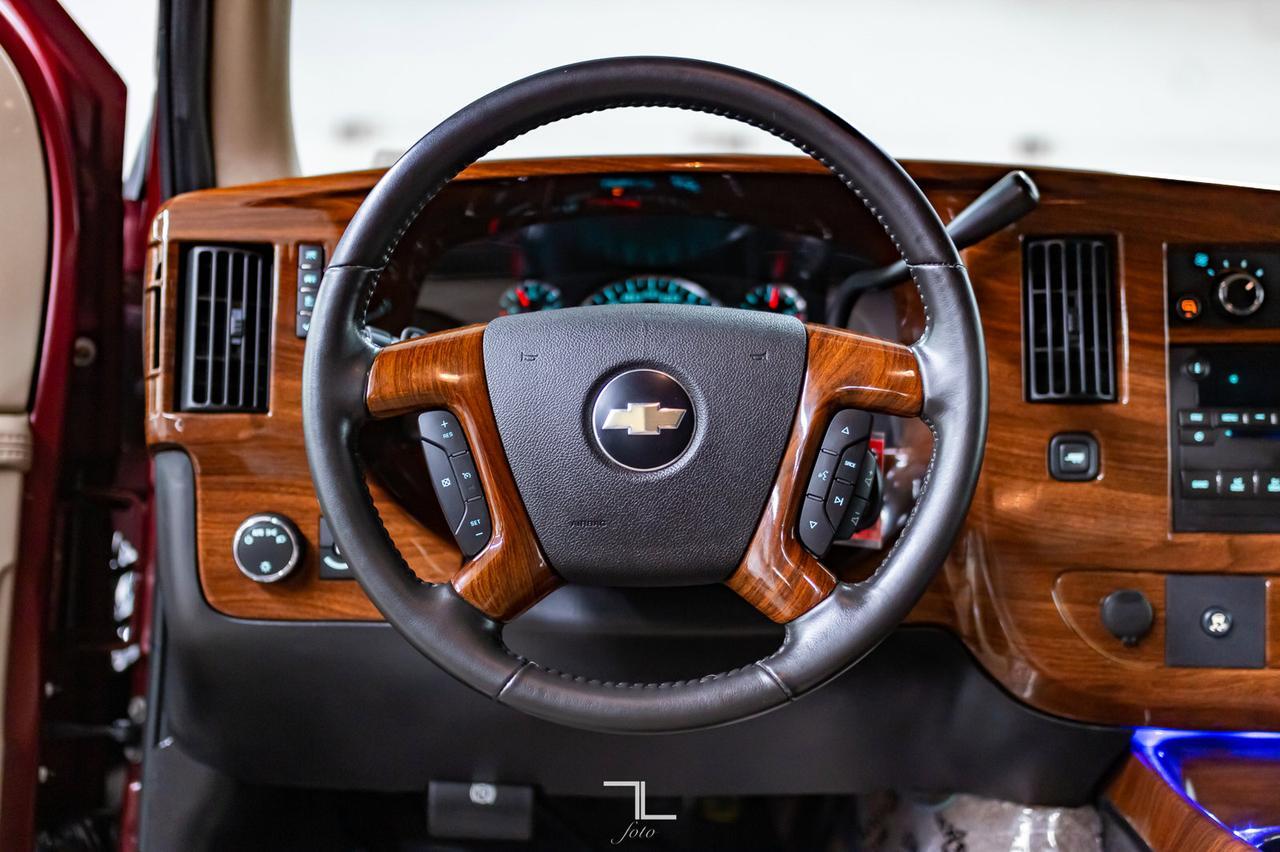 2010 Chevrolet Express G1500 Explorer Conversion Leather TV Red Deer AB