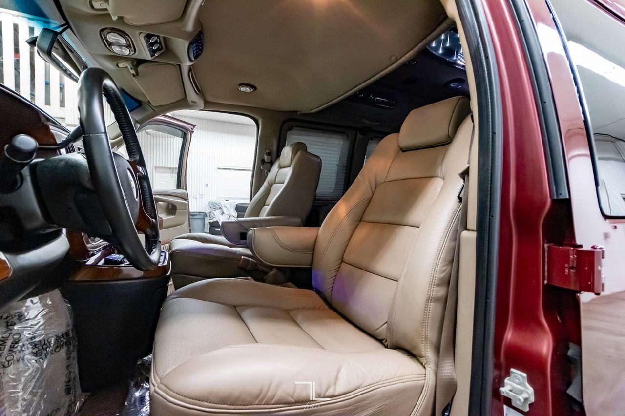 2010 Chevrolet Express G1500 Explorer Conversion Leather TV Red Deer AB