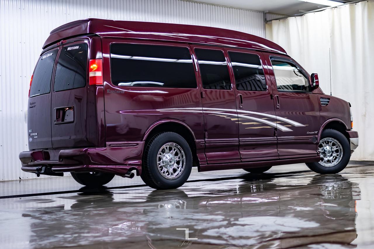 2010 Chevrolet Express G1500 Explorer Conversion Leather TV Red Deer AB