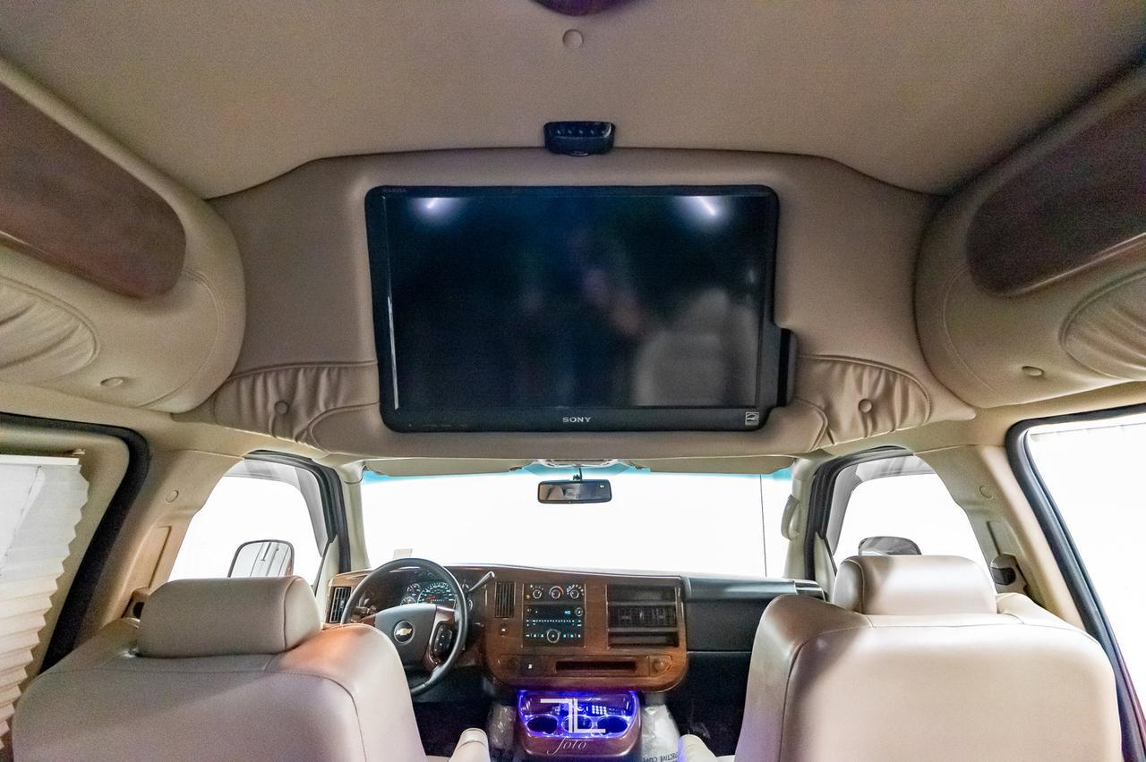 2010 Chevrolet Express G1500 Explorer Conversion Leather TV Red Deer AB