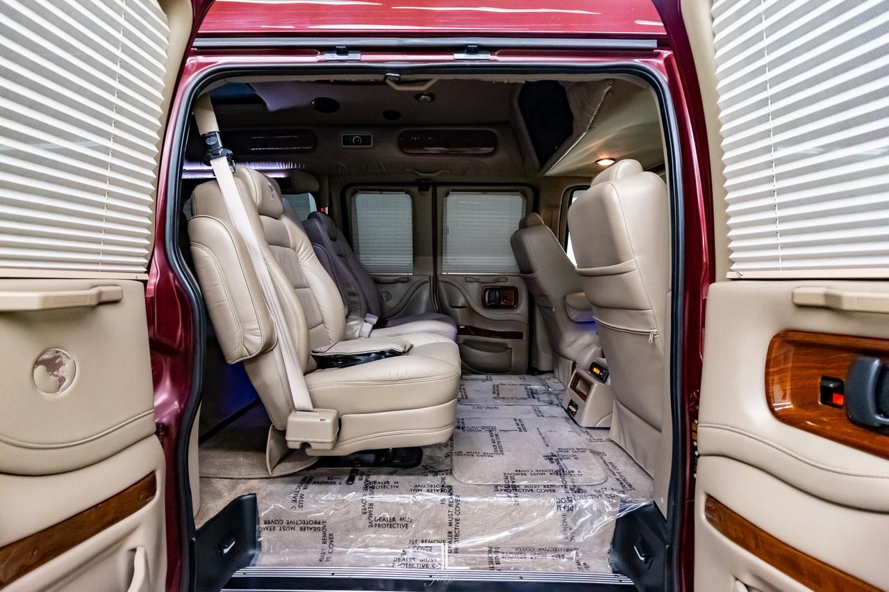 2010 Chevrolet Express G1500 Explorer Conversion Leather TV Red Deer AB