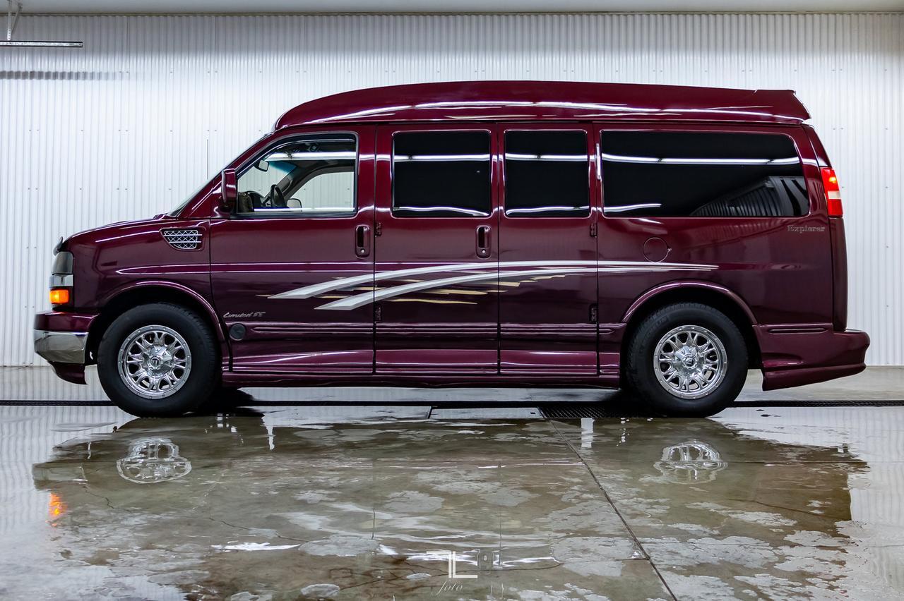 2010 Chevrolet Express G1500 Explorer Conversion Leather TV Red Deer AB
