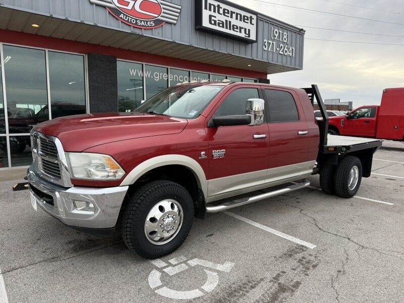 2010 Dodge 3500 4x4 Diesel Mega Cab Flatbed Laramie Collinsville OK
