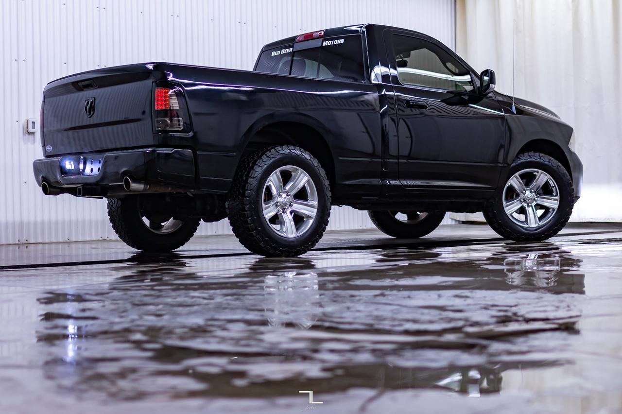 2010 Dodge Ram 1500 4x4 Reg Cab Sport Leather Nav BCam Red Deer AB