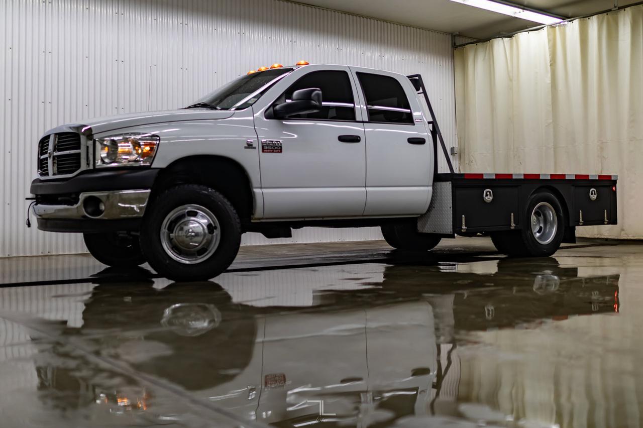 2010 Dodge Ram 3500 4x4 Quad Cab SLT Diesel Deck Red Deer AB