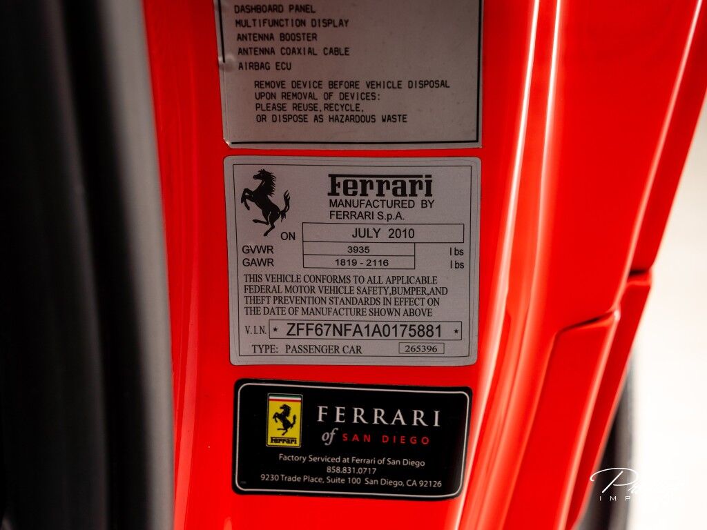 2010 Ferrari 458 Italia North Miami Beach FL
