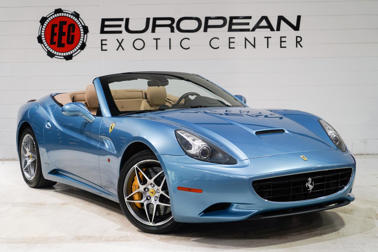 Blue 2010 Ferrari California GT Convertible Convertible Rear-Wheel Drive Automatic