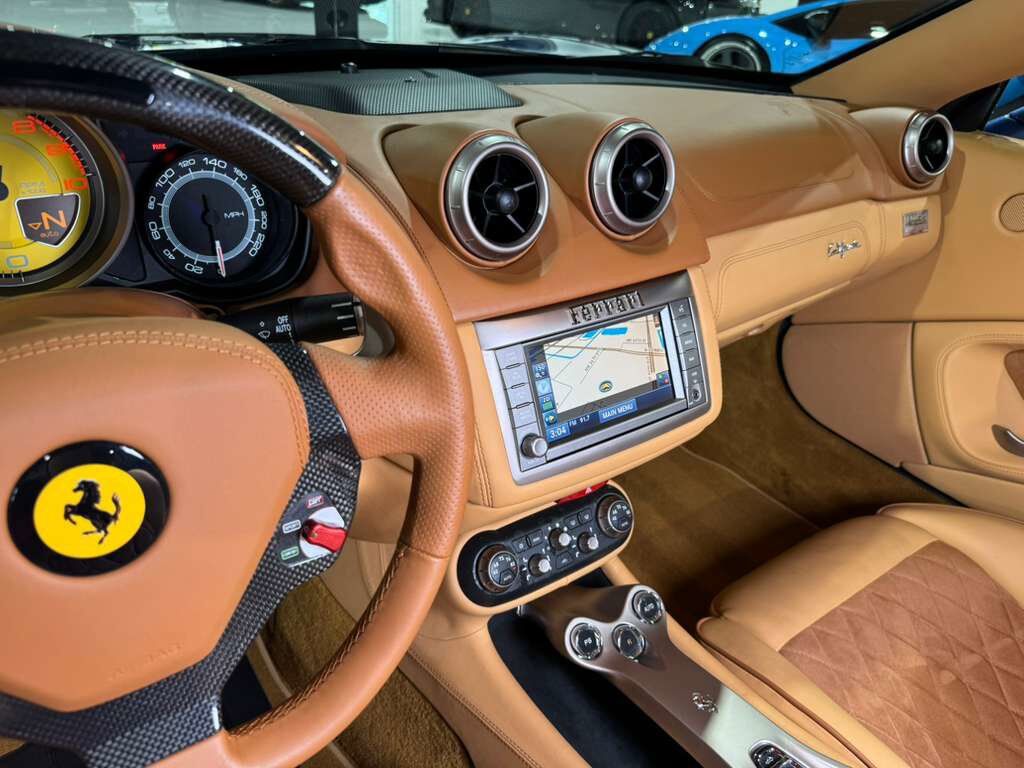 2010 Ferrari California Blu Mirabeau paint Fort Lauderdale FL