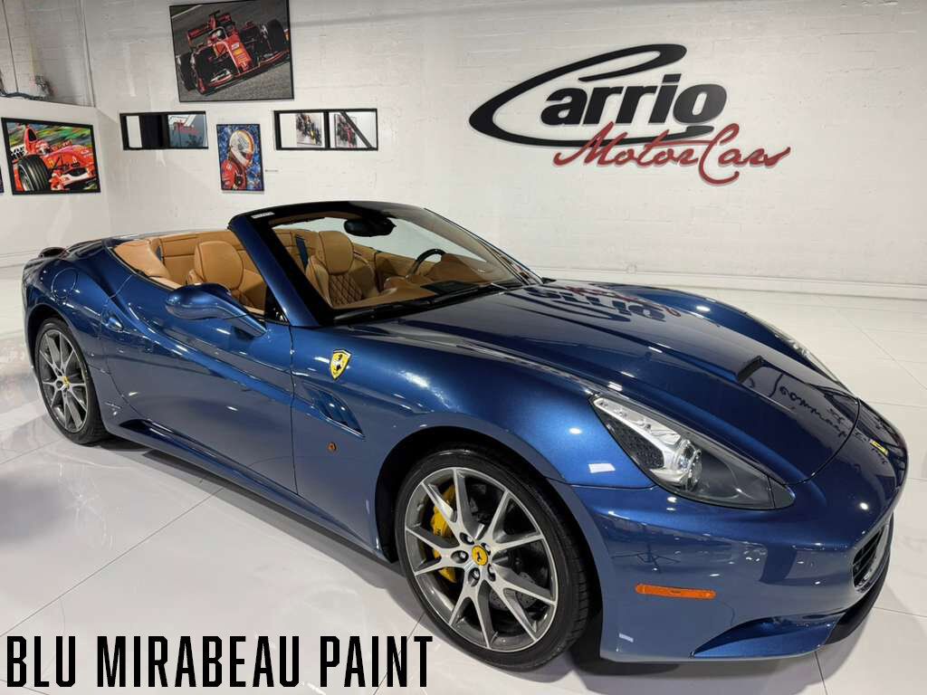 2010 Ferrari California Blu Mirabeau paint Fort Lauderdale FL