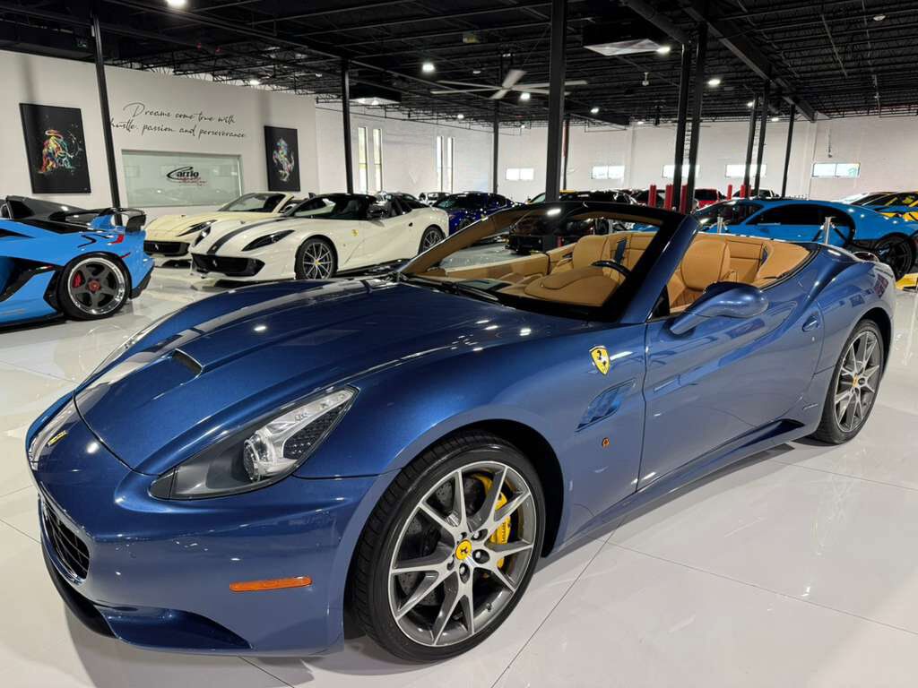2010 Ferrari California Blu Mirabeau paint Fort Lauderdale FL