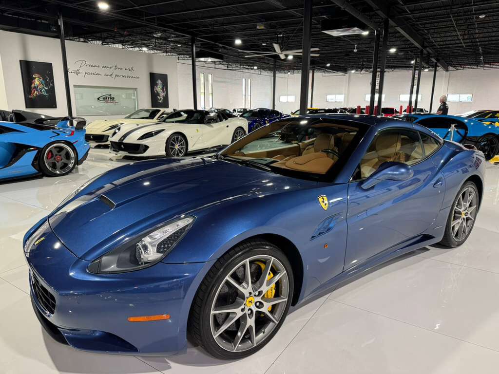 2010 Ferrari California Blu Mirabeau paint Fort Lauderdale FL