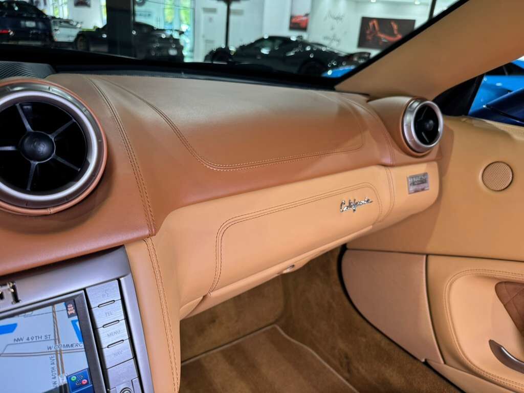 2010 Ferrari California Blu Mirabeau paint Fort Lauderdale FL
