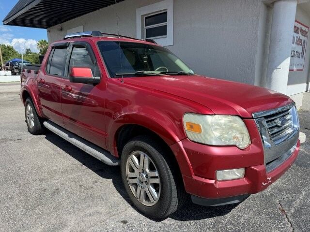 Red 2010 Ford Explorer Sport Trac Pickup Truck 4X2 Automatic
