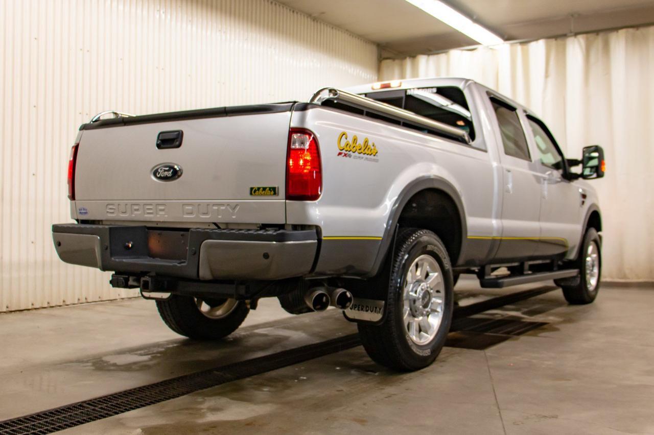 2010 Ford F-350 4x4 Crew Cab Cabela&apos;s Diesel Leather Roof Nav Red Deer AB