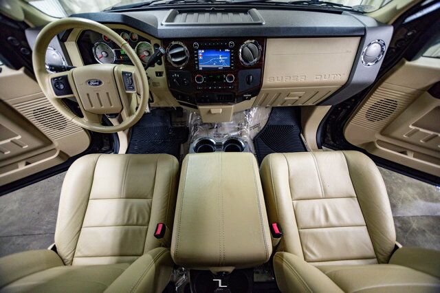 2010 Ford F-350 4x4 Crew Cab Lariat FX4 Leather Nav BCam Red Deer AB