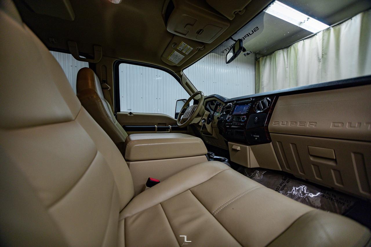 2010 Ford F-350 4x4 Crew Cab Lariat FX4 Leather Nav BCam Red Deer AB