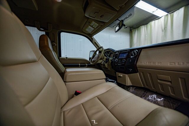 2010 Ford F-350 4x4 Crew Cab Lariat FX4 Leather Nav BCam Red Deer AB