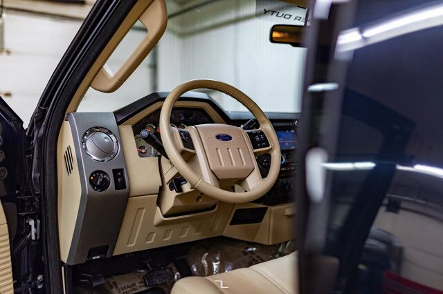 2010 Ford F-350 4x4 Crew Cab Lariat FX4 Leather Nav BCam Red Deer AB