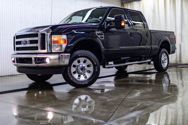 2010 Ford F-350 4x4 Crew Cab Lariat FX4 Leather Nav BCam Red Deer AB