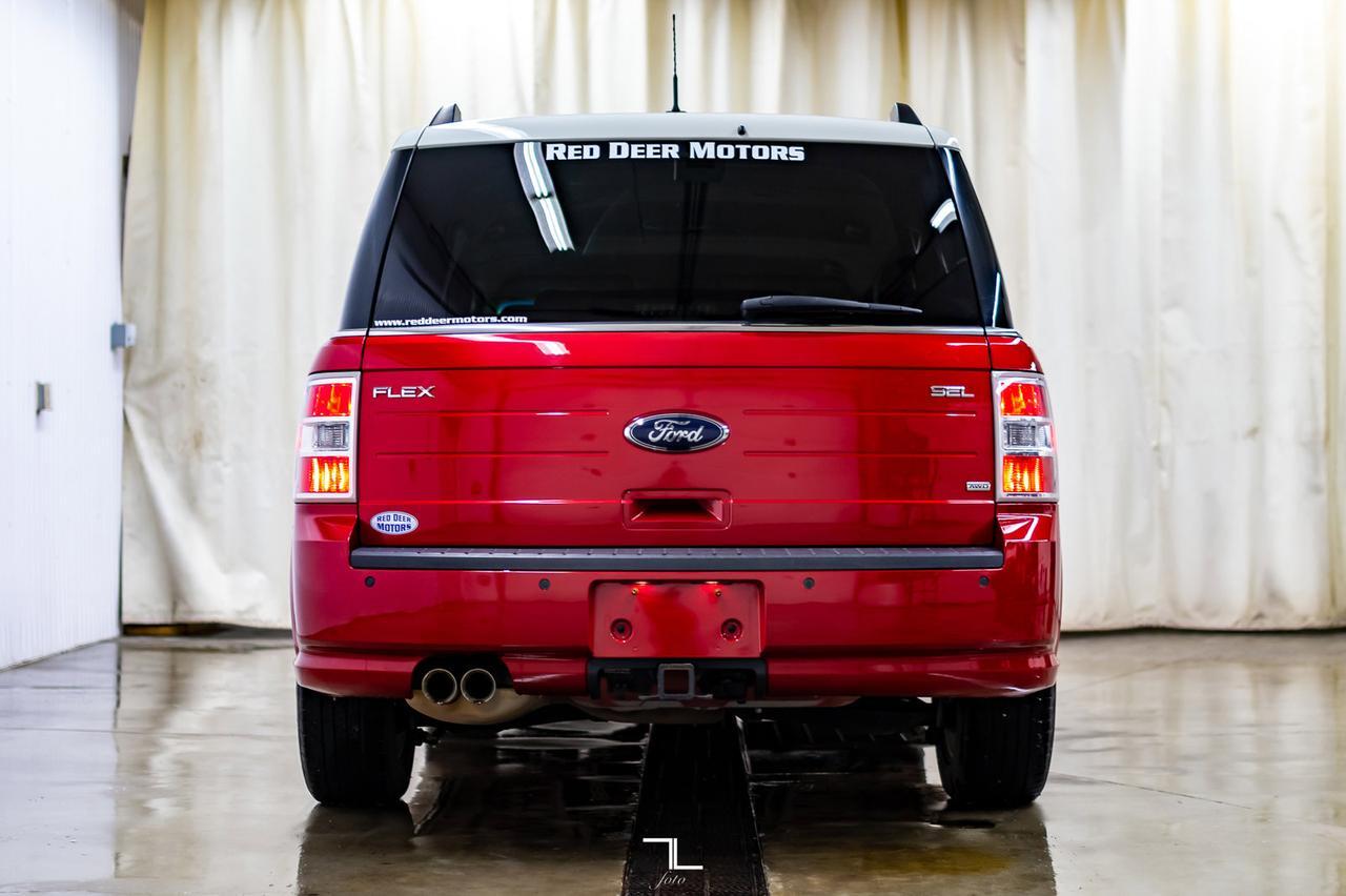 2010 Ford Flex AWD SEL 3rd Row Heated Seats Red Deer AB