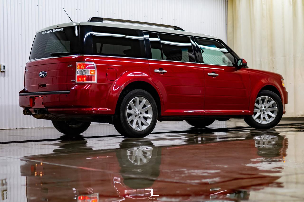 2010 Ford Flex AWD SEL 3rd Row Heated Seats Red Deer AB