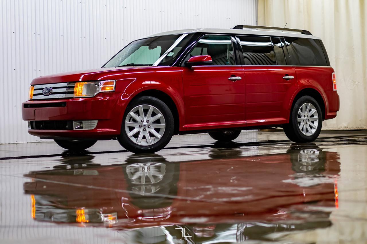 2010 Ford Flex AWD SEL 3rd Row Heated Seats Red Deer AB