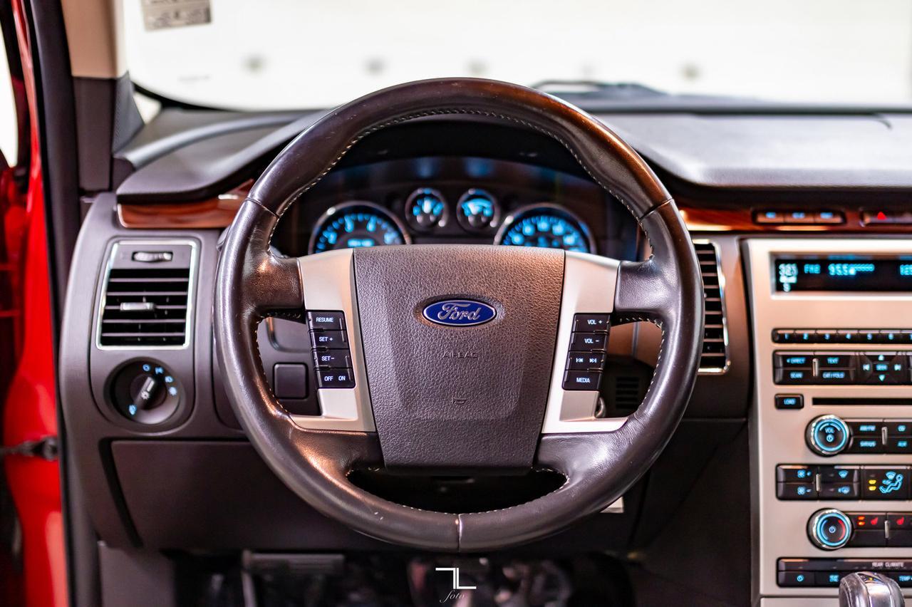 2010 Ford Flex AWD SEL 3rd Row Heated Seats Red Deer AB