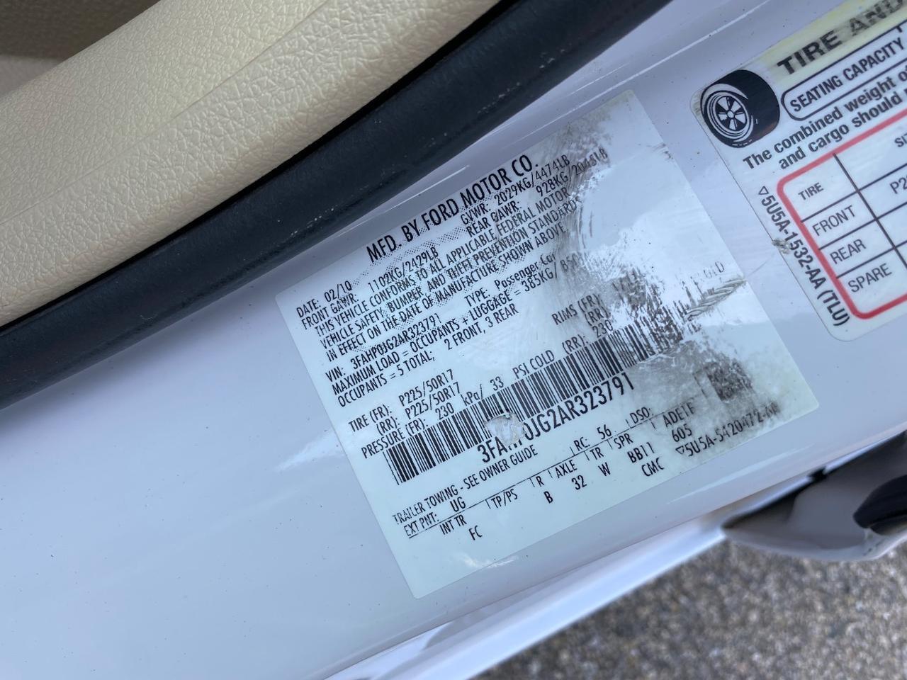2010 Ford Fusion SEL Hastings MI